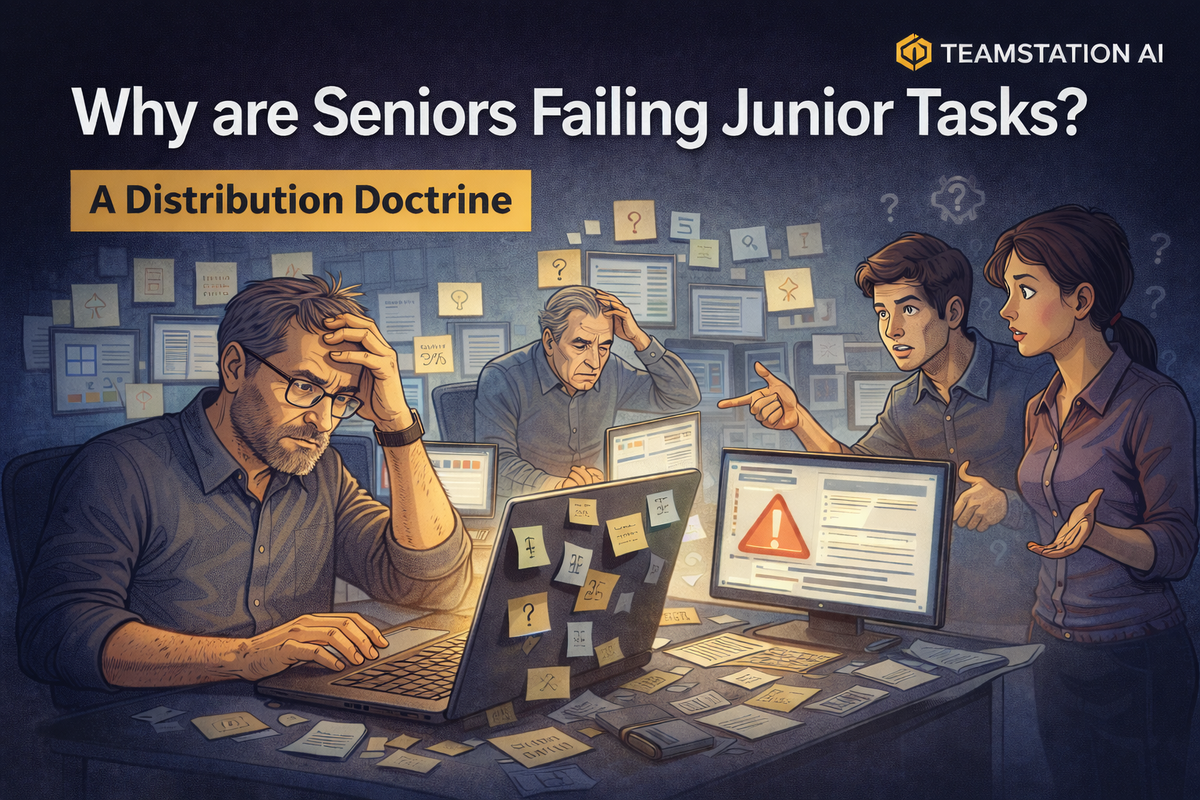 Why are seniors failing junior tasks?"