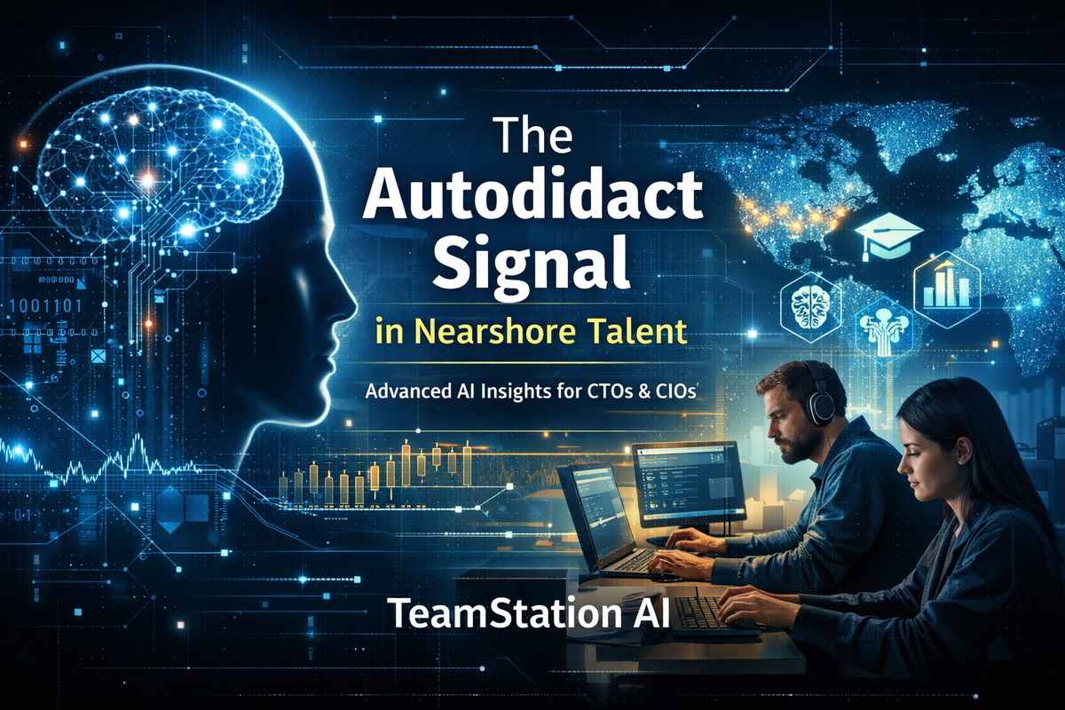 The Autodidact Signal in Nearshore Talent